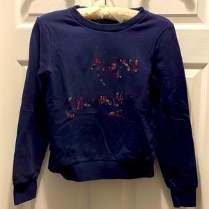 Armani Exchange Sweatshirt. Navy blue. Size XS